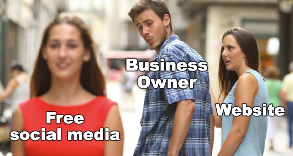 Can social media replace a website